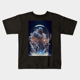 Sentient AI Bottled God Kids T-Shirt